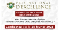 Prix national d�Excellence : les candidatures ouvertes du 25 f�vrier au 30 avril