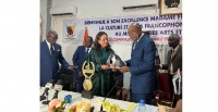 La Ministre Françoise Remarck en visite au Musée National du Cameroun