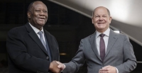 Sommet G20 : Ouattara échange avec le Chancelier allemand